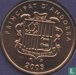 Andorra 5 cèntims 2003 "Gothic cross of seven arms" - Afbeelding 1