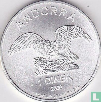 Andorra 1 diner 2009 - Afbeelding 1