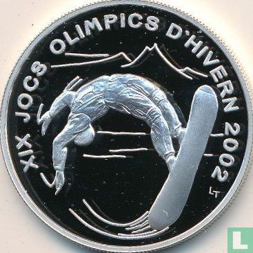 Andorra 10 diners 2002 (PROOF) "Winter Olympics in Salt Lake City" - Afbeelding 2