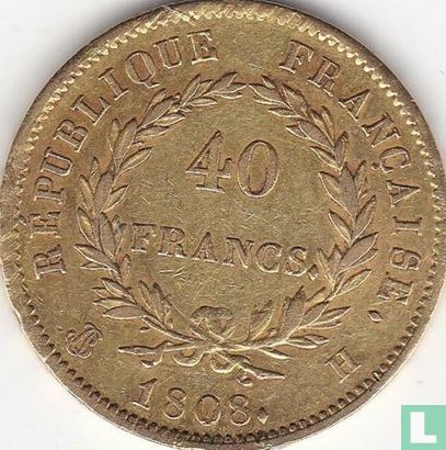 Frankreich 40 Franc 1808 (H) - Bild 1