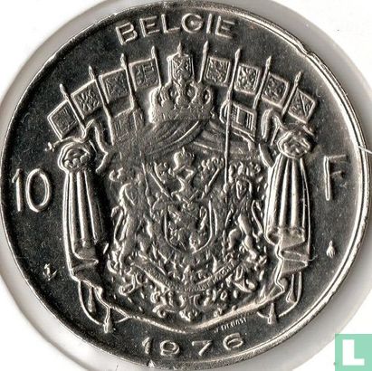 België 10 frank 1976 (NLD - muntslag) - Afbeelding 1