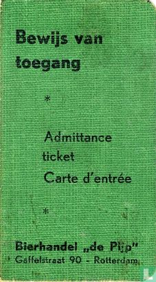 Bewijs van toegang - Admittance Ticket - Carte d'entrée - Image 1