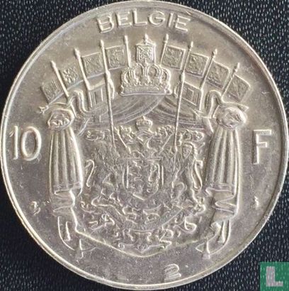 België 10 frank 1972 (NLD - misslag) - Afbeelding 1