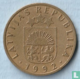 Letland 10 santimu 1992 - Afbeelding 1