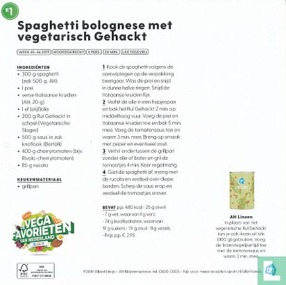 Spaghetti met vegetarisch gehackt - Afbeelding 2