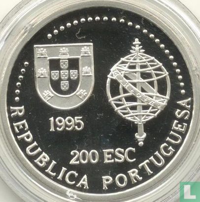 Portugal 200 escudos 1995 (BE - argent) "470th anniversary Discovery of Australia" - Image 1