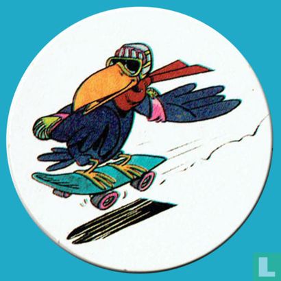 Skating crow - Image 1