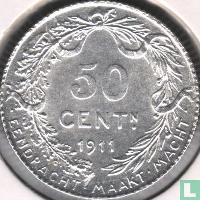Belgium 50 centimes 1911 (NLD) - Image 1