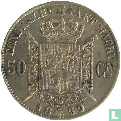 België 50 centimes 1899 (NLD) - Afbeelding 1