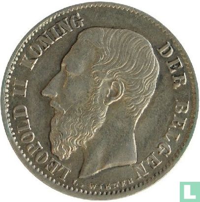 Belgium 50 centimes 1899 (NLD) - Image 2