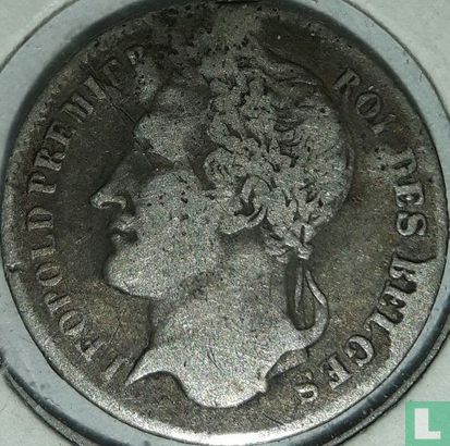 Belgique ¼ franc 1835 (sans BRAEMT F.) - Image 2