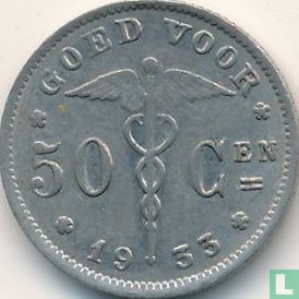 Belgique 50 centimes 1933 (NLD) - Image 1