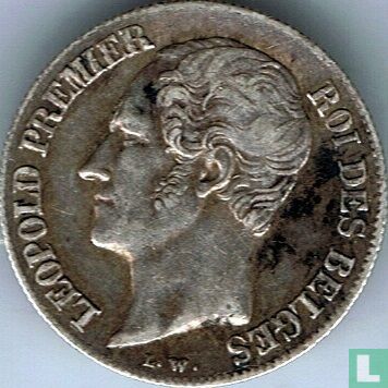 Belgique 20 centimes 1852 (L. W.) - Image 2