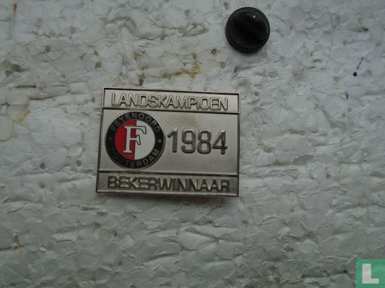 Feyenoord Landskampioen/ Bekerwinnaar 1984