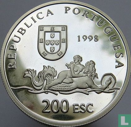 Portugal 200 escudos 1998 (PROOF - silver) "500th anniversary Discovery of Mozambique" - Image 1