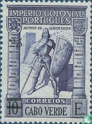 Portugees Imperium met opdruk 
