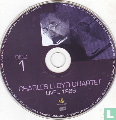 Charles Lloyd quartet live... 1966 - Image 3