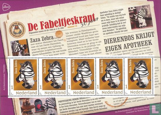 Fabeltjeskrant - Zaza Zebra