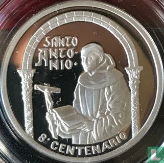 Portugal 500 escudos 1995 (BE - argent) "800th anniversary Birth of Saint Anthony" - Image 2