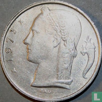 België 5 francs 1973 (FRA) - Afbeelding 1