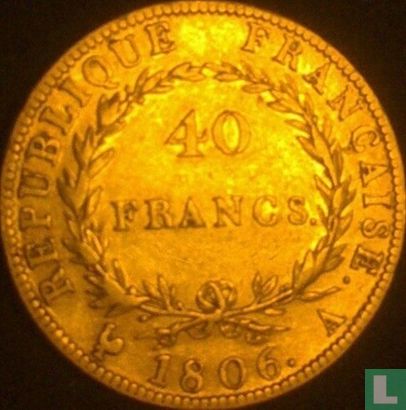 France 40 francs 1806 (A) - Image 1