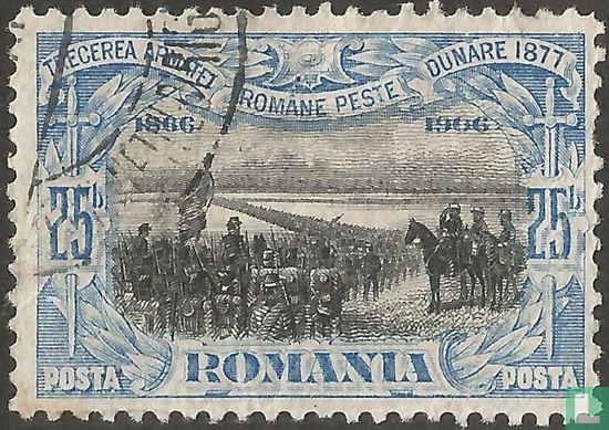 Bij het oversteken van de Donau (1877)