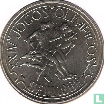 Portugal 250 Escudo 1988 (Kupfer-Nickel) "Summer Olympics in Seoul" - Bild 1