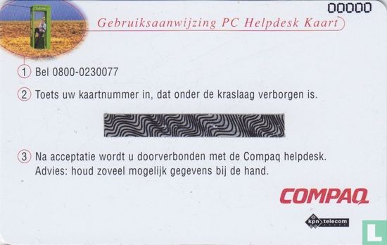 Compaq PC Helpdesk kaart - Image 2