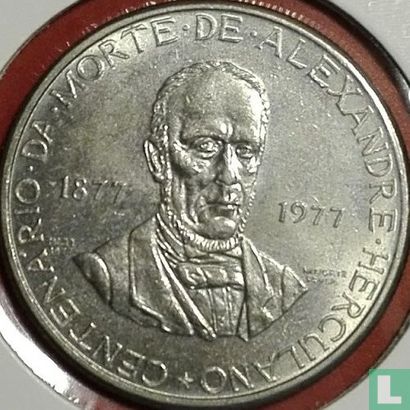 Portugal 5 escudos 1977 "100th Anniversary of the Death of Alexandre Herculano" - Afbeelding 1