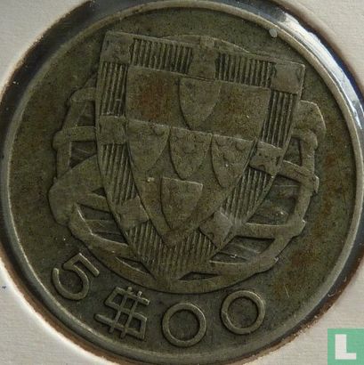 Portugal 5 escudos 1948 - Afbeelding 2