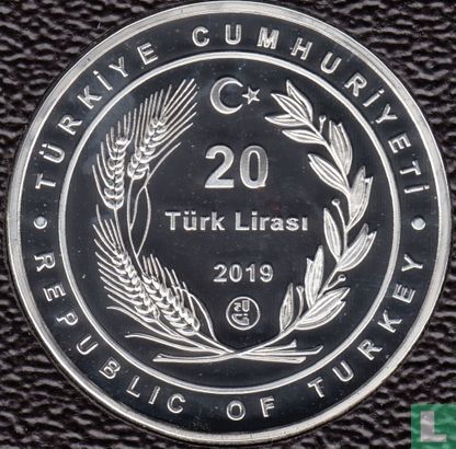 Turkey 20 türk lirasi 2019 (PROOF) "Taurus Frog"  - Image 1