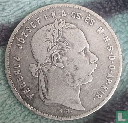 Hungary 1 forint 1875 - Image 2