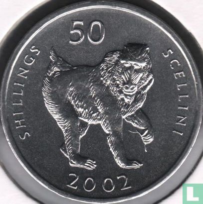 Somalië 50 shillings 2002 "Mandrill" - Afbeelding 1