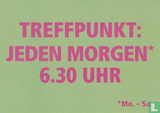 0009 - Münchner Merkur "Trefpunkt: Jeden Morgen..." - Afbeelding 1