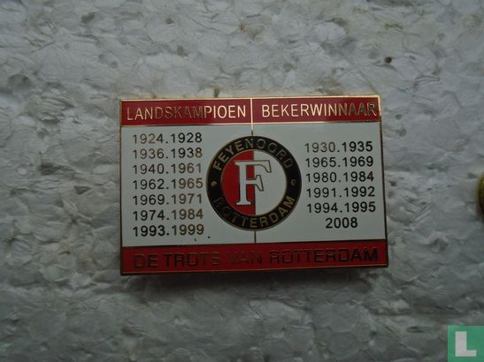 Feyenoord Rotterdam Landskampioen/Bekerwinnaar