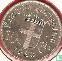 Portugal 10 escudos 1928 "Battle of Ourique in 1139" - Afbeelding 1
