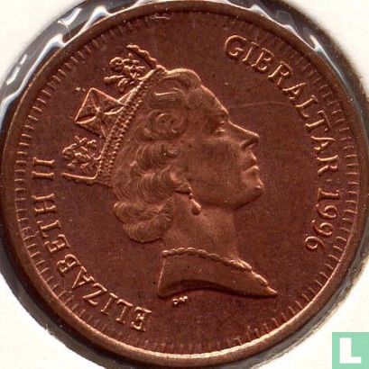 Gibraltar 1 penny 1996 - Afbeelding 1