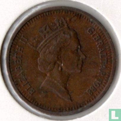 Gibraltar 1 penny 1988 (AB) - Afbeelding 1