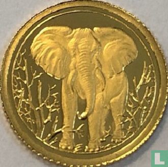 Somalie 200 shillings 2004 (BE) "African elephant" - Image 2