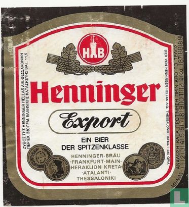 Henninger Export - Bild 1
