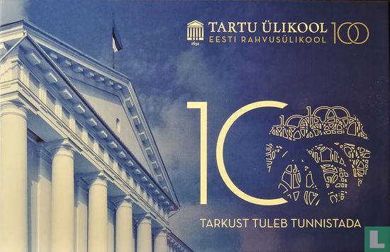Estonie 2 euro 2019 (folder) "Centenary of the University of Tartu" - Image 1