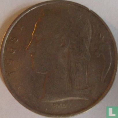 België 5 francs 1968 (FRA) - Afbeelding 1