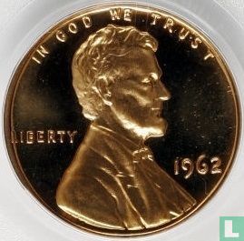 États-Unis 1 cent 1962 (BE) - Image 1