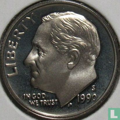 États-Unis 1 dime 1990 (BE) - Image 1
