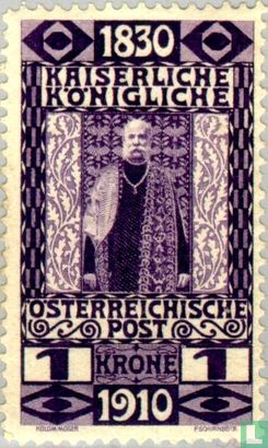 Kaiser Franz Joseph I. im Krönungsornat