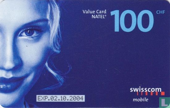 Value Card 100 CHF - Afbeelding 1
