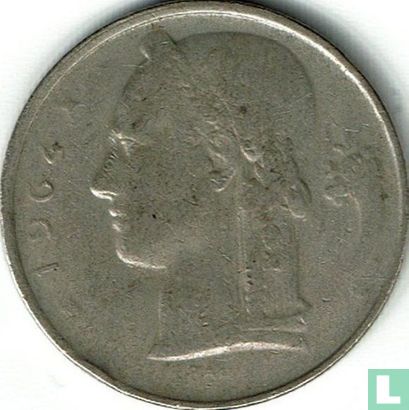 Belgium 5 francs 1964 (NLD) - Image 1