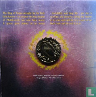 Nieuw-Zeeland 1 dollar 2003 (folder) "Lord of the Rings - The Ring" - Afbeelding 2