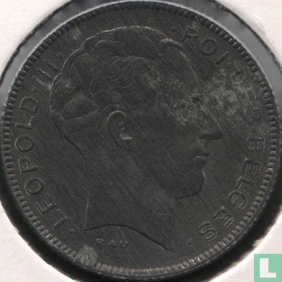 Belgique 5 francs 1944 - Image 2