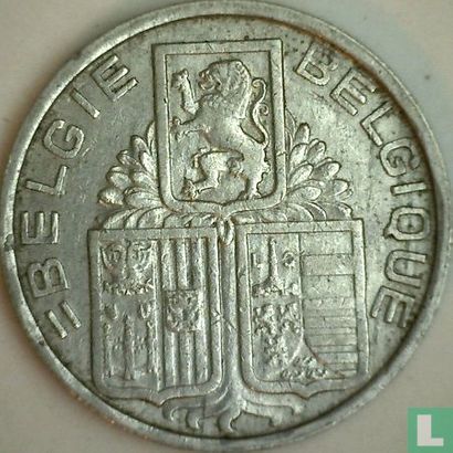 Belgium 5 francs 1938 (NLD/FRA - edge with inscription and crowns) - Image 2